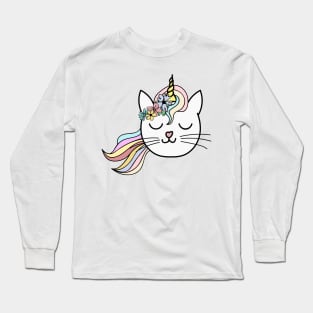 Cute Caticaron Long Sleeve T-Shirt